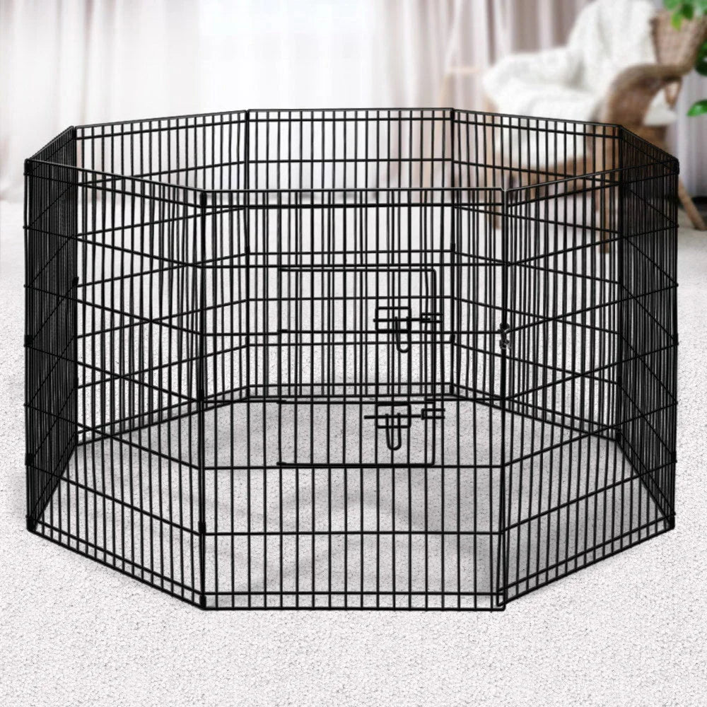Pet Playpen 8-Panel 36in Dog Puppy Exercise Enclosure - Dog