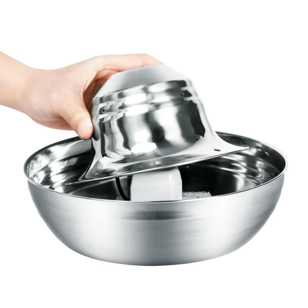 Pet Water Fountain 2L Automatic Dog Cat Stainless Steel