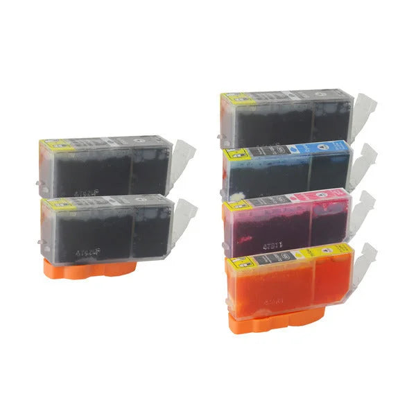 PGI-525 Compatible Inkjet Set - 6 Cartridges (Boxed Set)