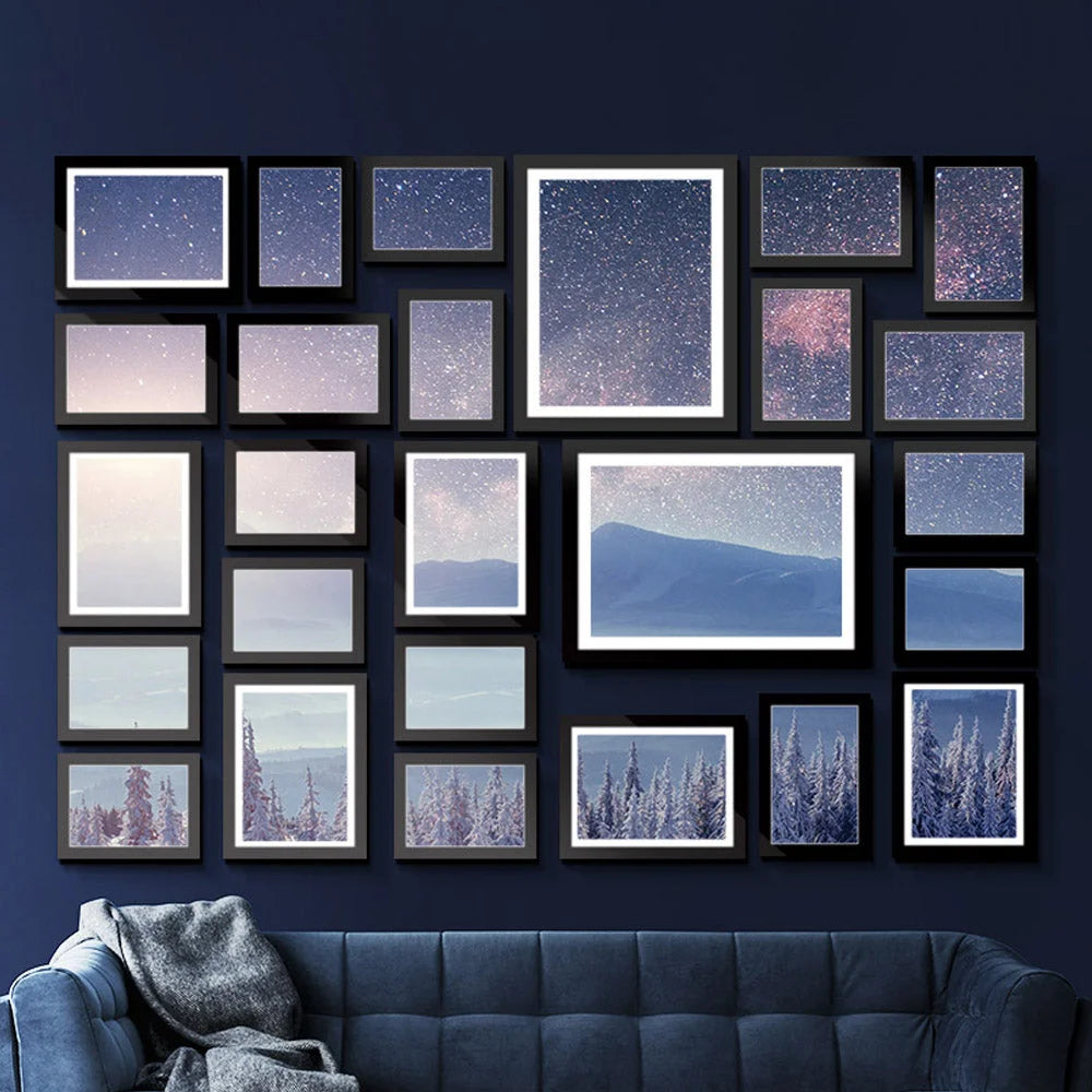 Decor Frames Frame Set Pcs Wall Black