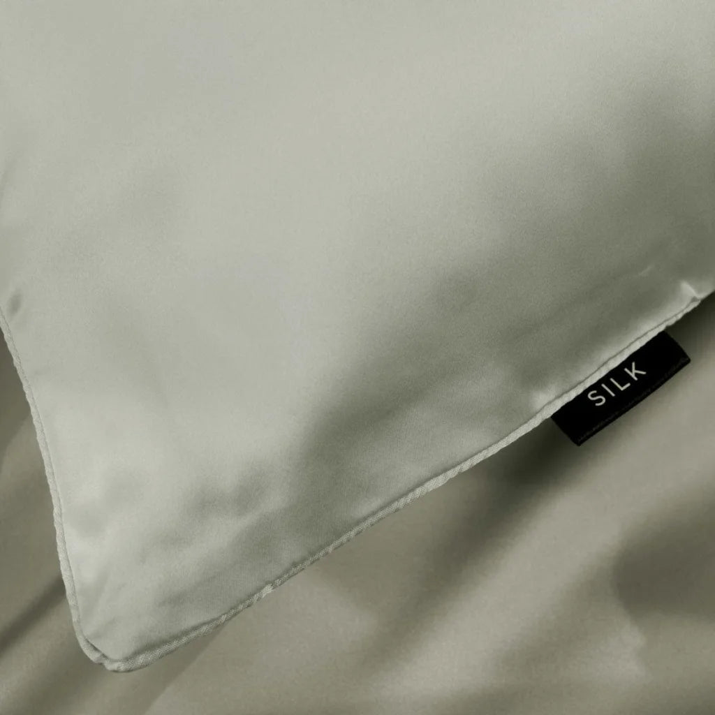 Pillowcase Mulberry Silk Standard Silver Nights - Ardor