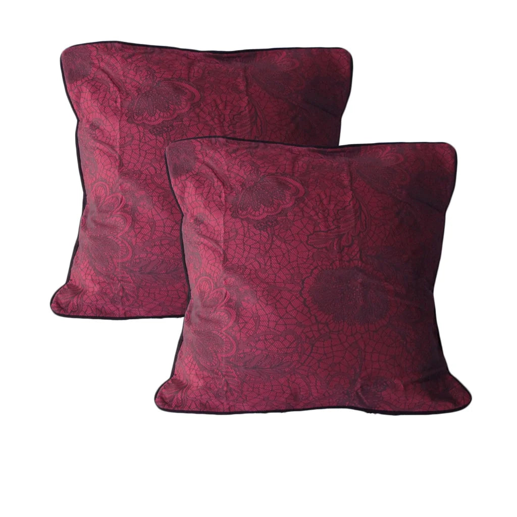 Pillowcases Accessorize Pair Trudie Lace European - Pink