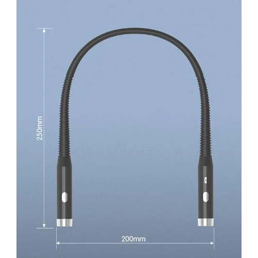 Pink Hands-Free LED Neck Reading Light - USB Rechargeable