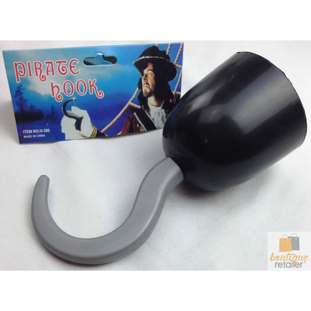 PIRATE HOOK Captain Hand Halloween Fancy Dress Up Costume