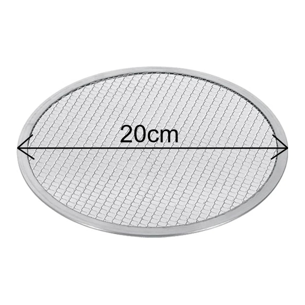Pizza Screen Set Premium 6X 8-Inch Round Seamless Aluminium Nonstick Commercial Grade Baking Pan