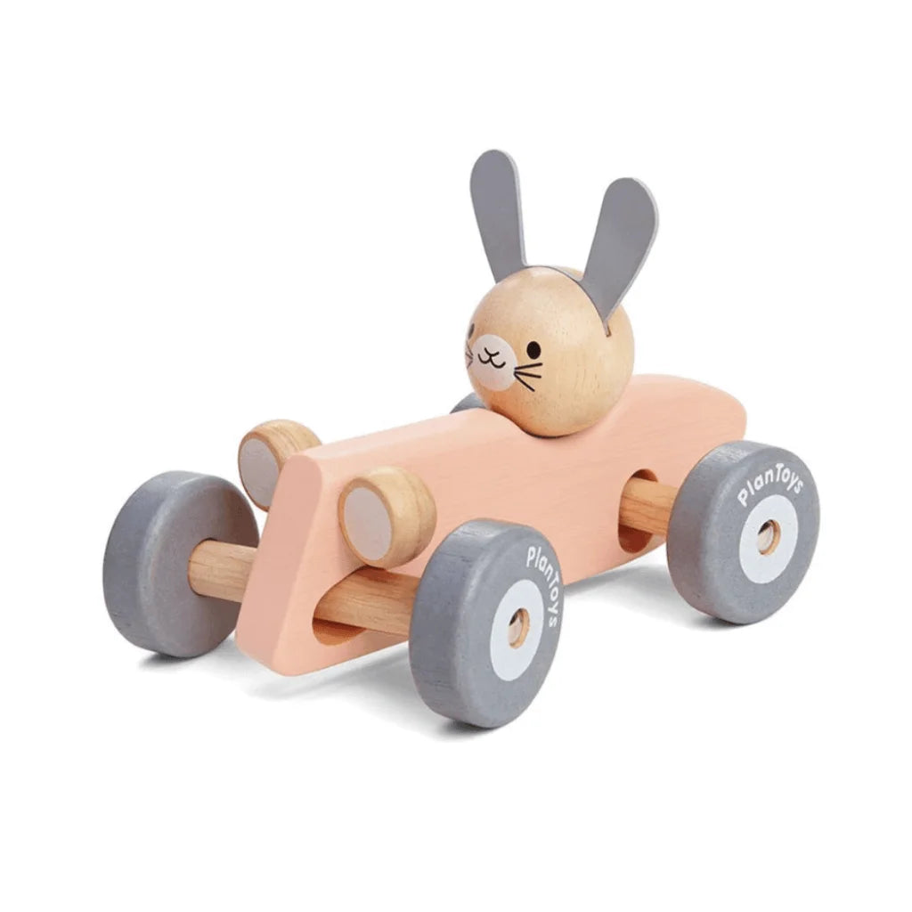 Plan Toys Bunny Racing Car-1973194213650731008