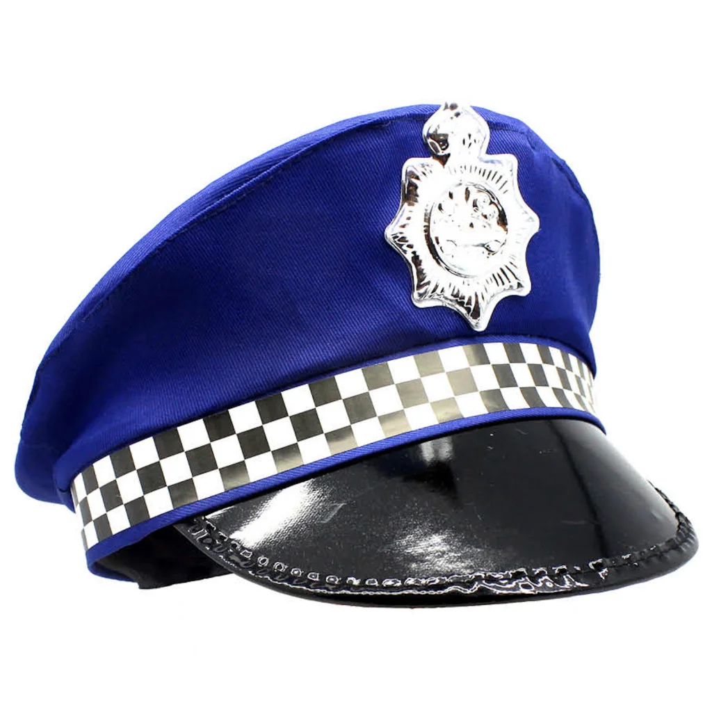 Police Officer Hat Pilot Cop Costume Party Cap Halloween