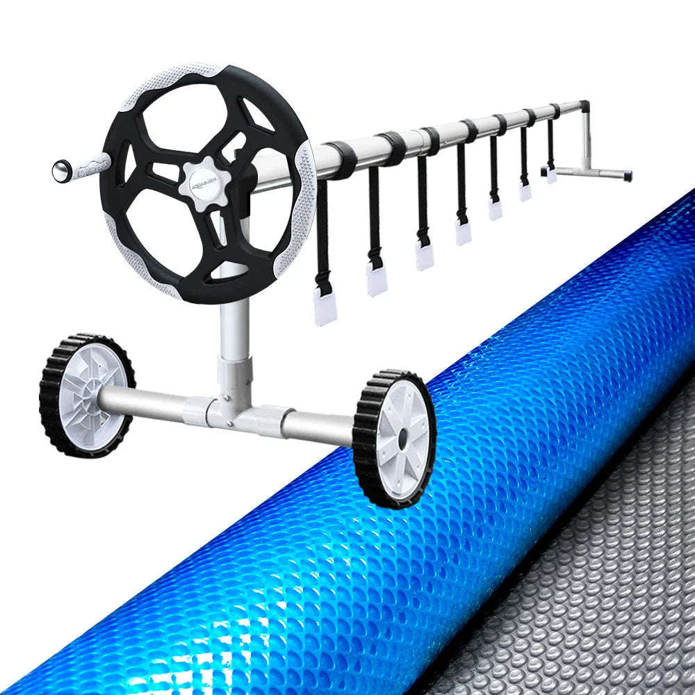 Pool Cover Roller for Swimming Pools with Wheel Solar