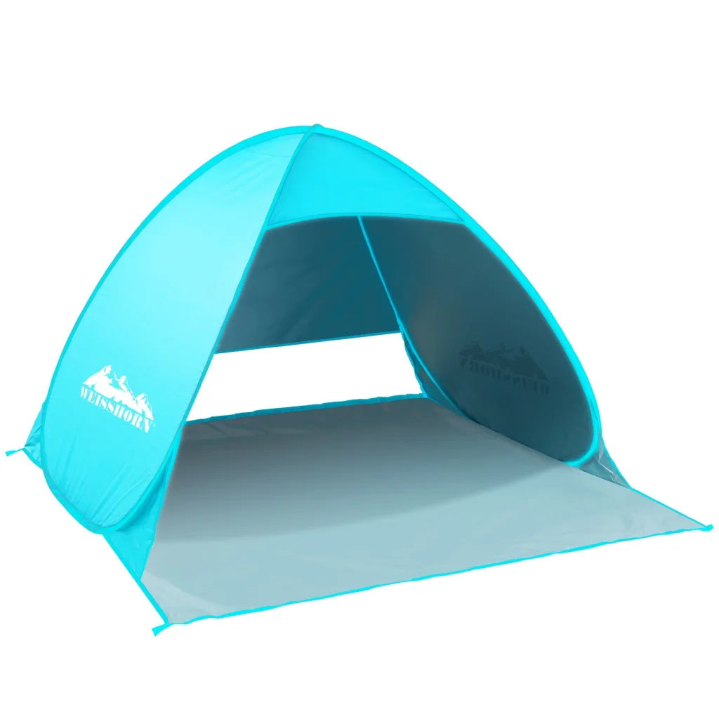 Pop Up Beach Tent Camping Hiking 3 Person Sun
