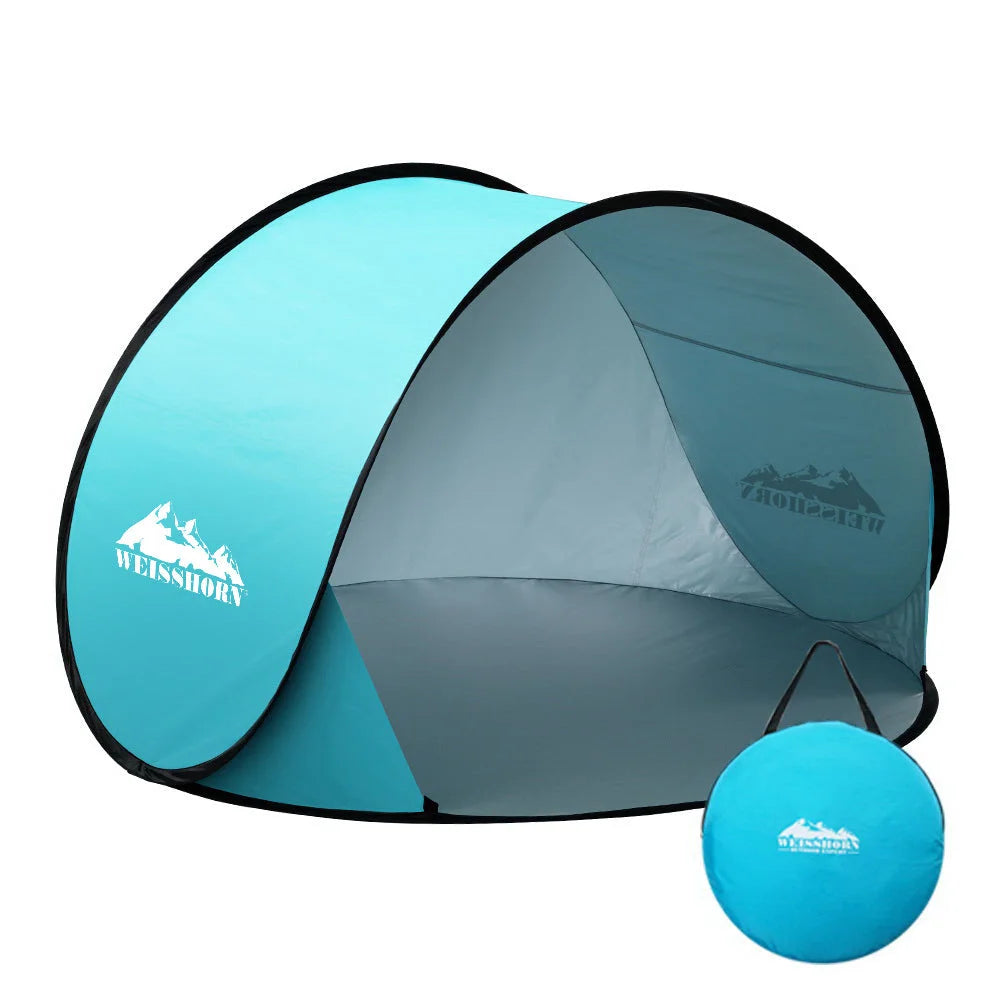 Pop up beach with tent camping sun shade