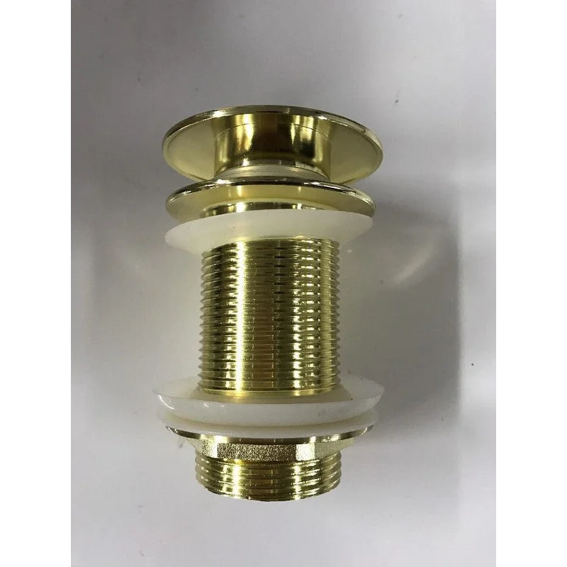 Pop Up Waste Plug 2020 Burnished Brass Gold Brushed 40mm
