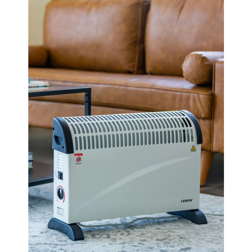 Portable Convector Heater 2000W 3 Heat Settings - Appliances