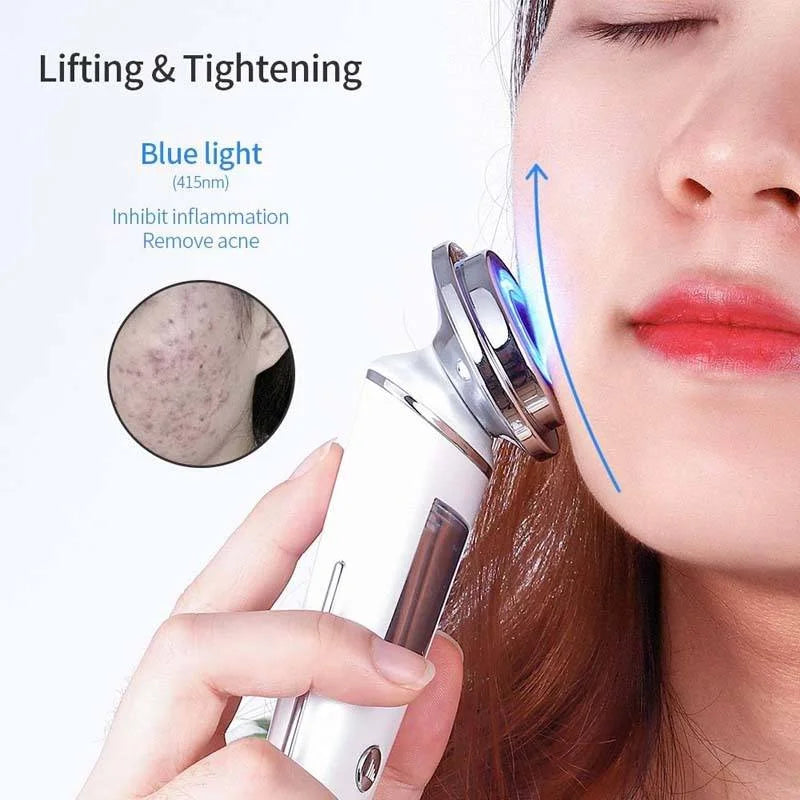 Portable EMS Face Sculpting Tool - LED Photon Hot Compress
