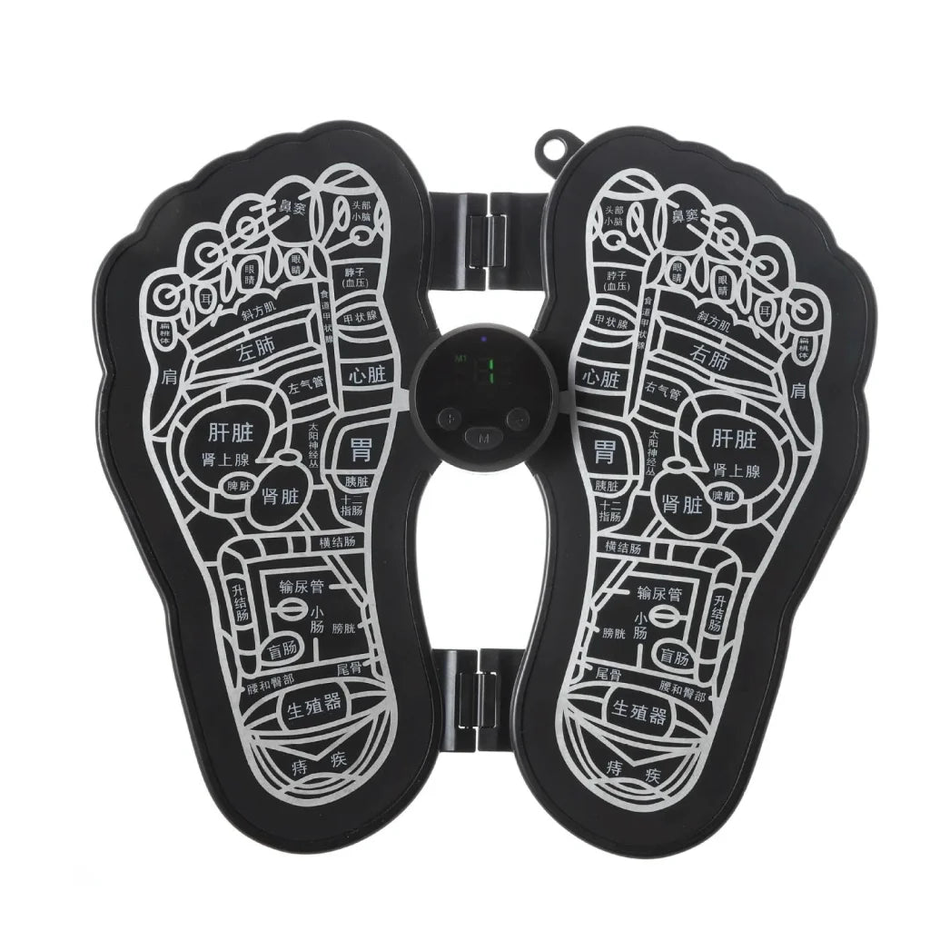 Portable Ems Foot Massager Elderly Relaxing Pulse Therapy