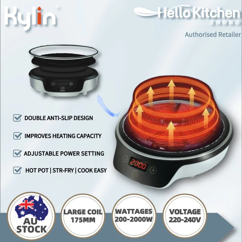 Portable Induction Cooker Kylin AU-K4092 - Appliances