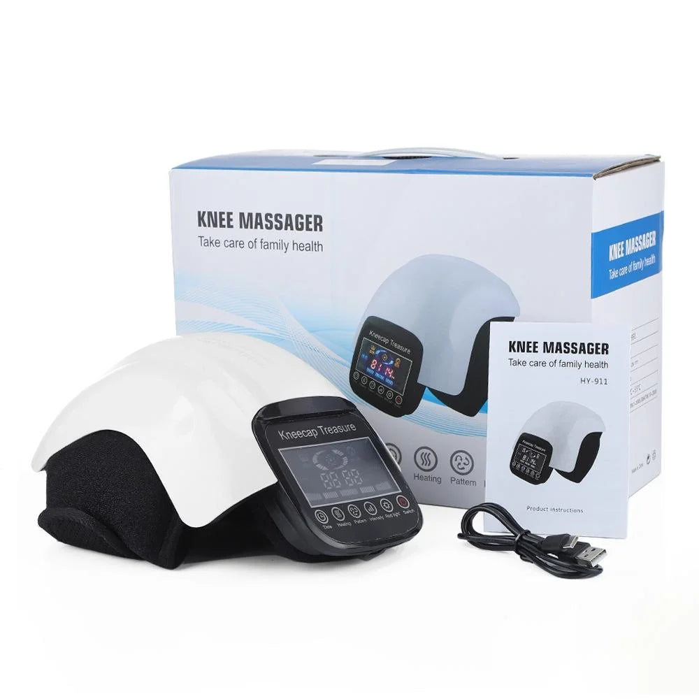 Portable Knee Massager With Infrared Heat Therapy Pain