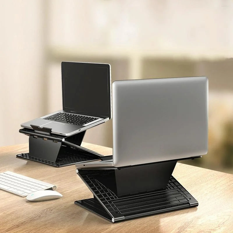 Portable Laptop Stand - Adjustable Height Foldable Heat