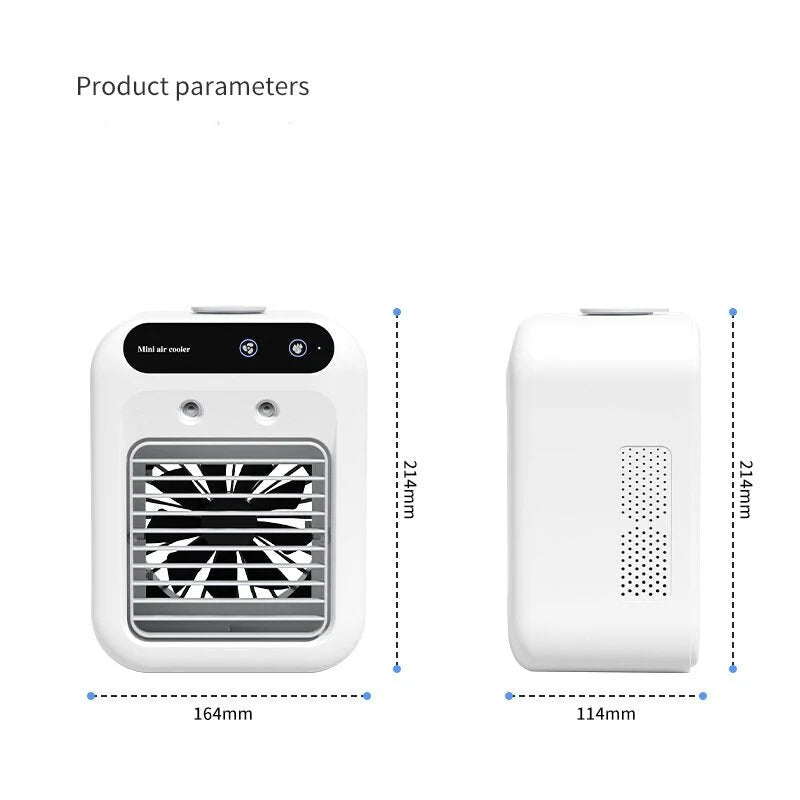 Portable Mini Air Cooler L7 with 500ml Water Tank