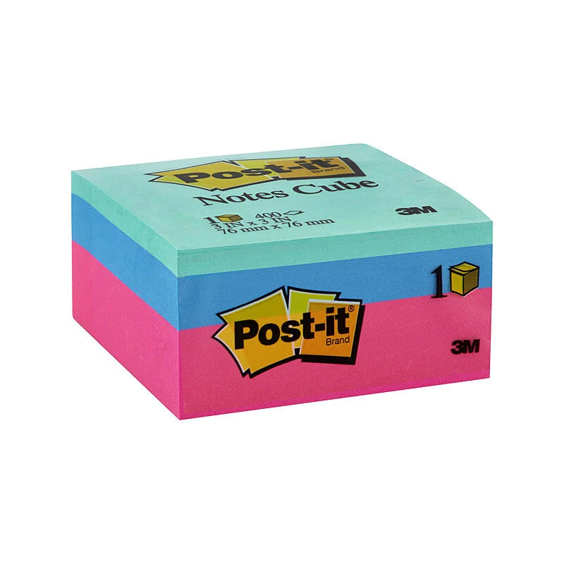 POST-IT MemCube 2027 Sticky Notes 73x73 - Box of 4