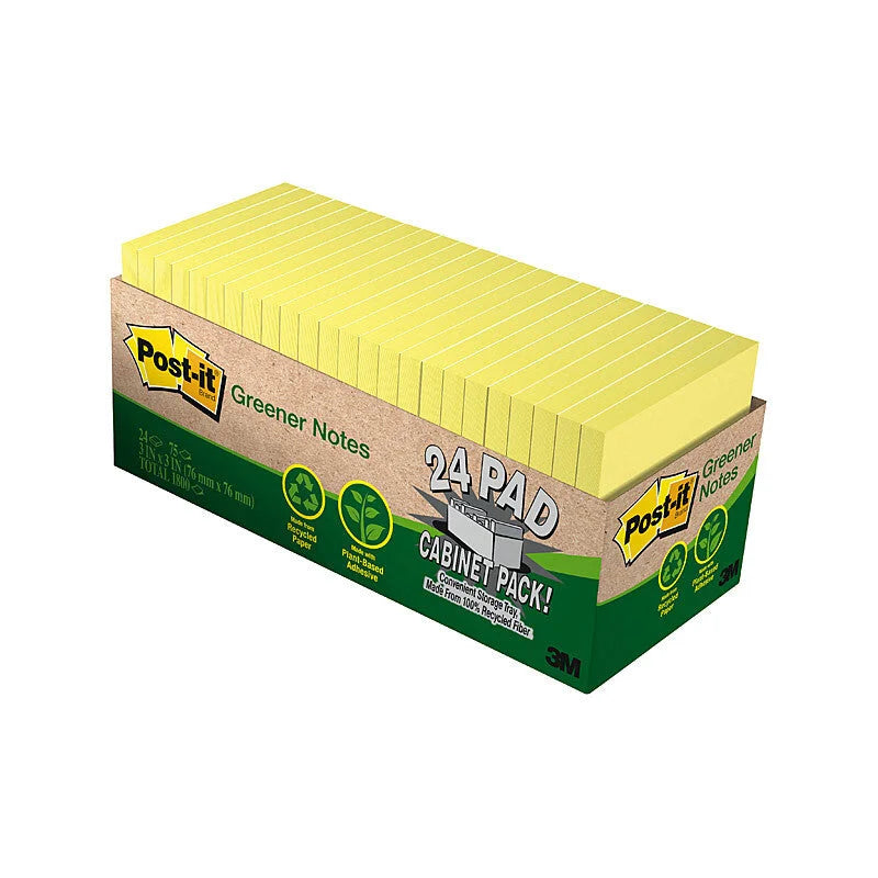 POST-IT Nt 654R-24CP-CY 76x76 Pack of 24