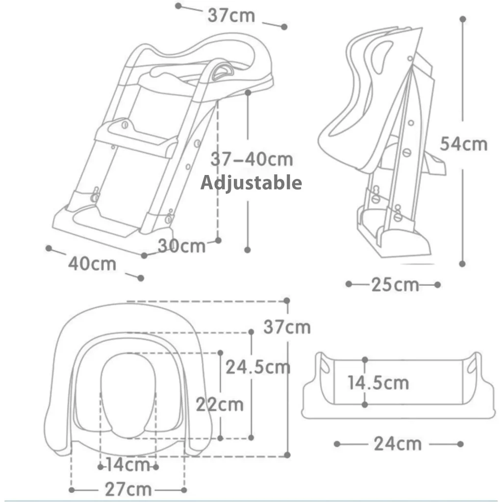 Potty Training Seat Step Stool Ladder Kids Boys Girls