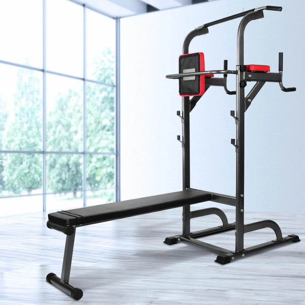 Power Tower 9‑in‑1 Weight Bench Multi‑Function Station