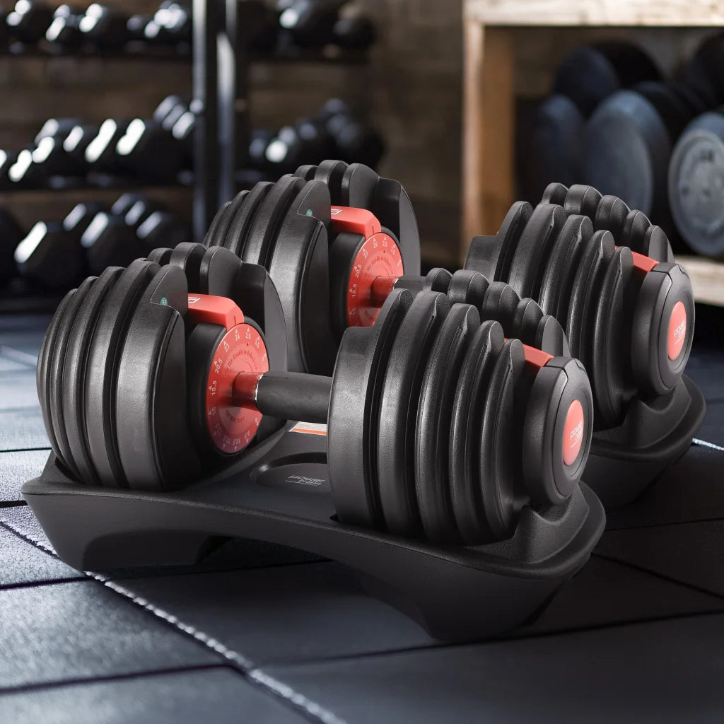 Powertrain 48k Adjustable Dumbbell Home Gym Set - Sports &