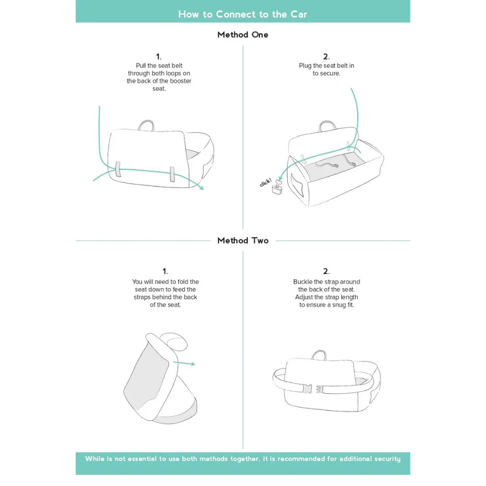 Premium Dog Booster Seat for Medium Pets - Pet Care