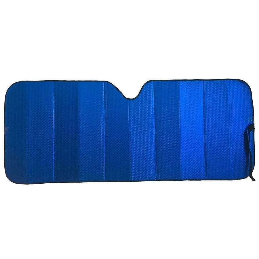 Premium Sun Shade 147cm x 68.5cm - Matt Blue - Home & Garden
