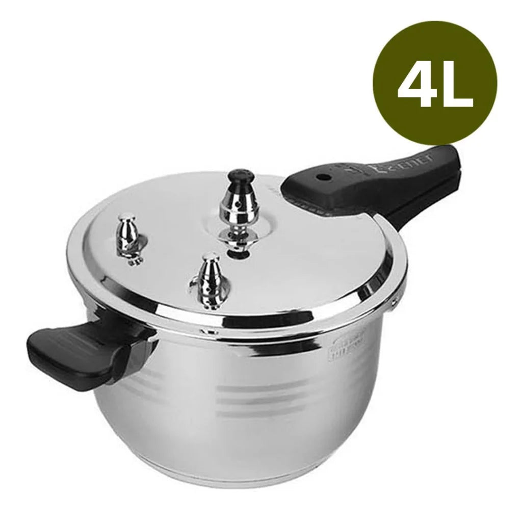 Pressure Cooker Set Premium 2X 4L Commercial Grade Stainless Steel