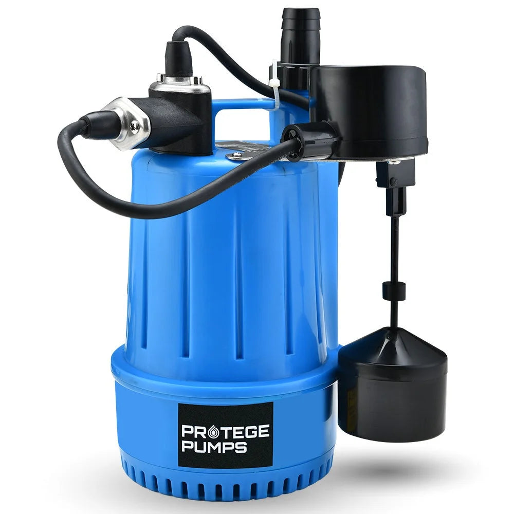 PROTEGE Tight Access Clean/Grey Water Submersible Sump Pump