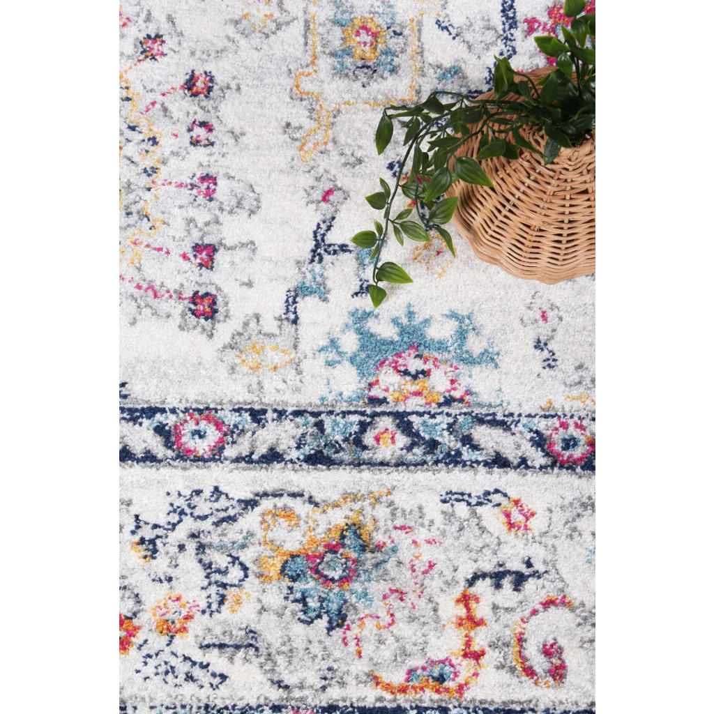 Provence PROV18 Cream/L.Grey Rug - 240x330 - Home & Garden