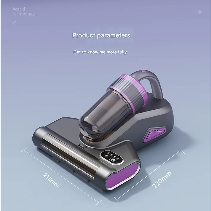 Purple Advanced Cordless UV-C Dust Mite Vacuum - Handheld