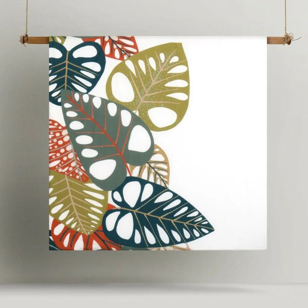 Quilt Cover Set Accessorize Monstera Digital Printed Cotton
