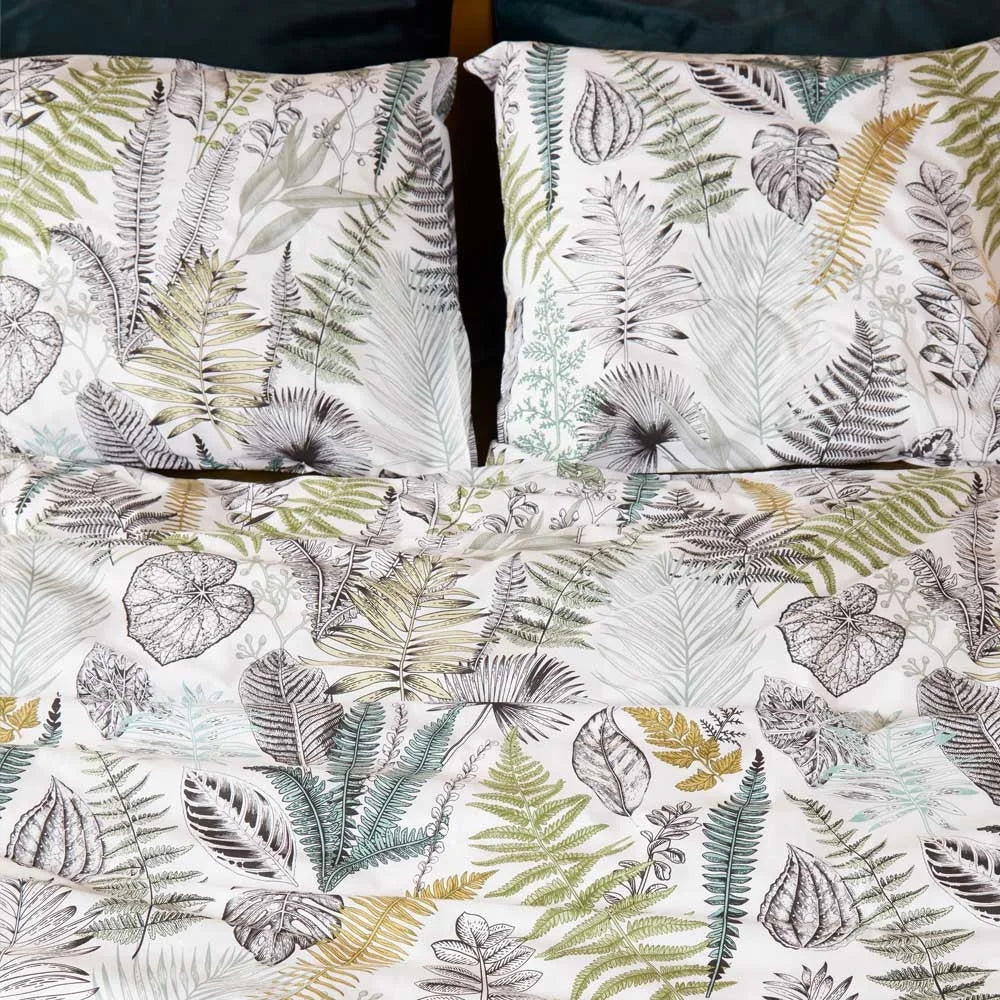 Quilt Cover Set At Home Primeval Green - King - Home &