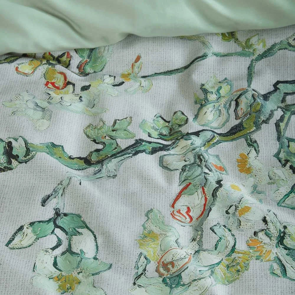 Quilt Cover Set Bedding House Blossom Grey - Super King