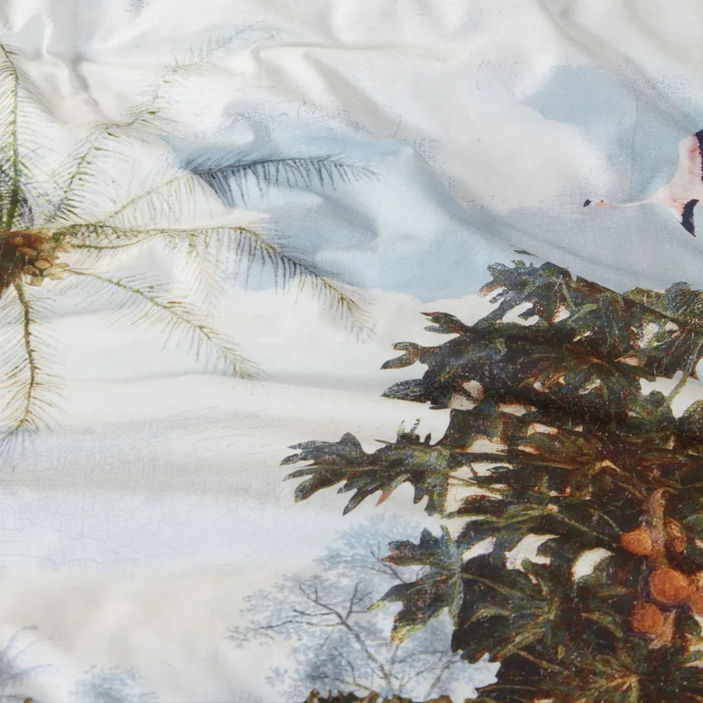 Quilt Cover Set Bedding House Voyage Green Cotton - King