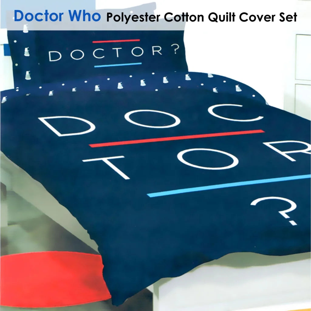 Quilt Cover Set Doctor Who Double 805