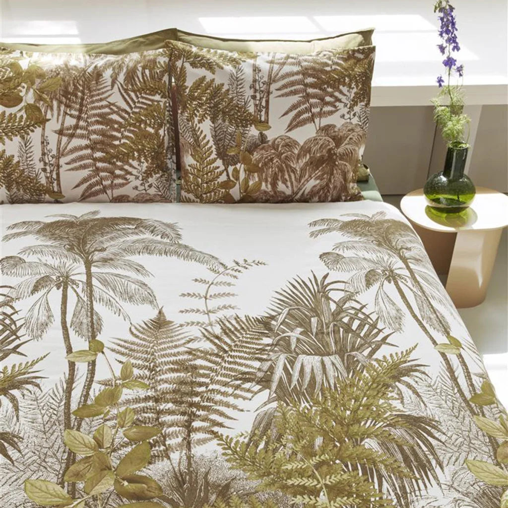 Quilt Cover Set King Bedding House Caribe Ochre Cotton