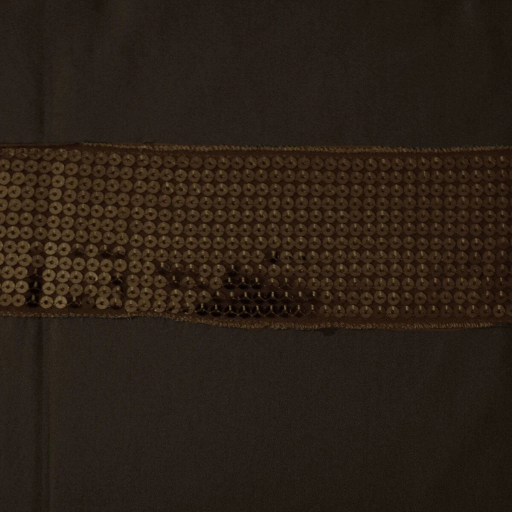 Quilt Cover Set Queen Accessorize Sequins Chocolate - Home