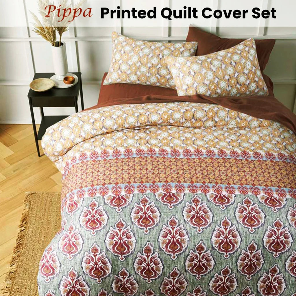 Quilt Cover Set Queen Big Sleep Pippa Printed - Home &
