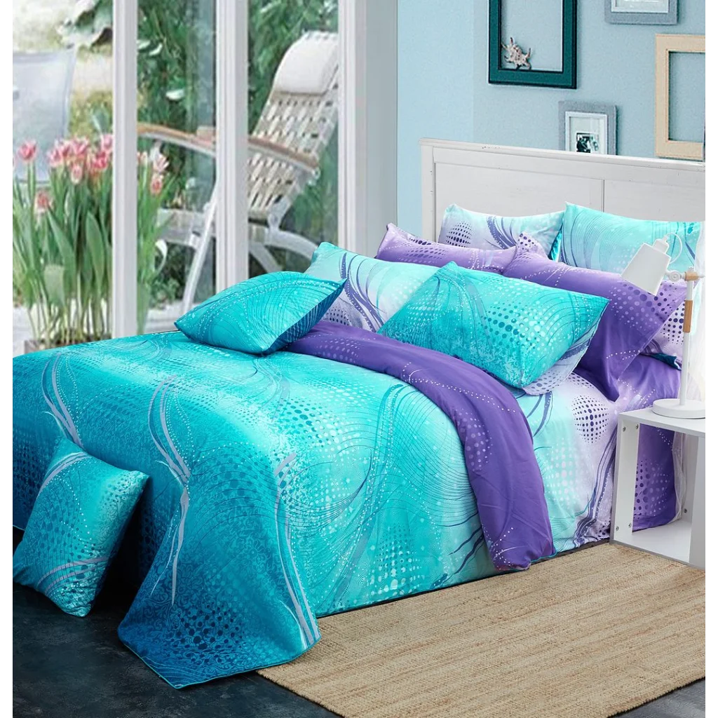 Quilt/Duvet Cover Set Vitara Double Size Bed - Home & Garden