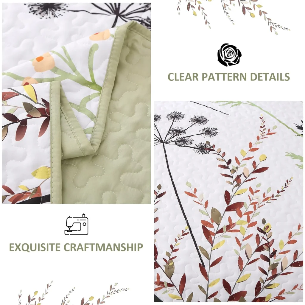 Quilted Coverlet & Pillowcases Set - Decorative Elevate