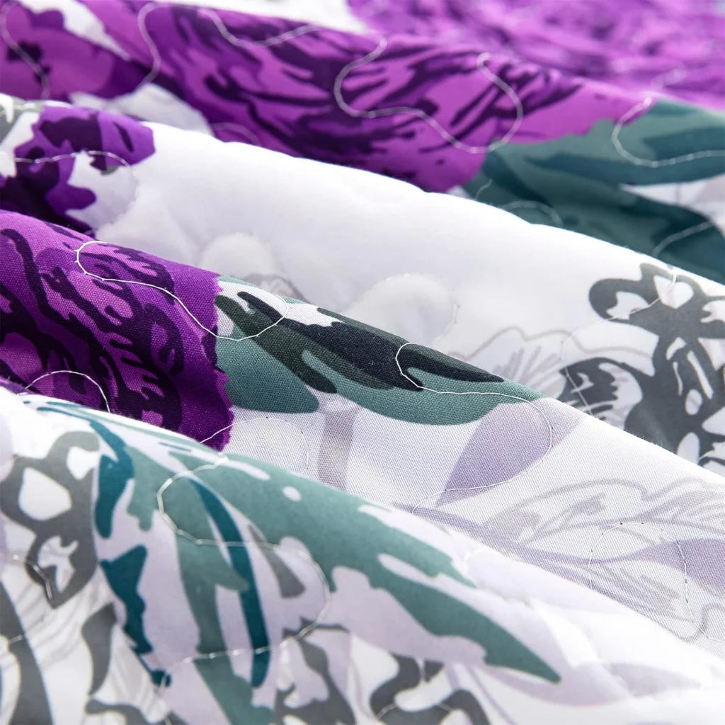 Quilted Coverlet & Pillowcases Set - Eclectic Add Unique