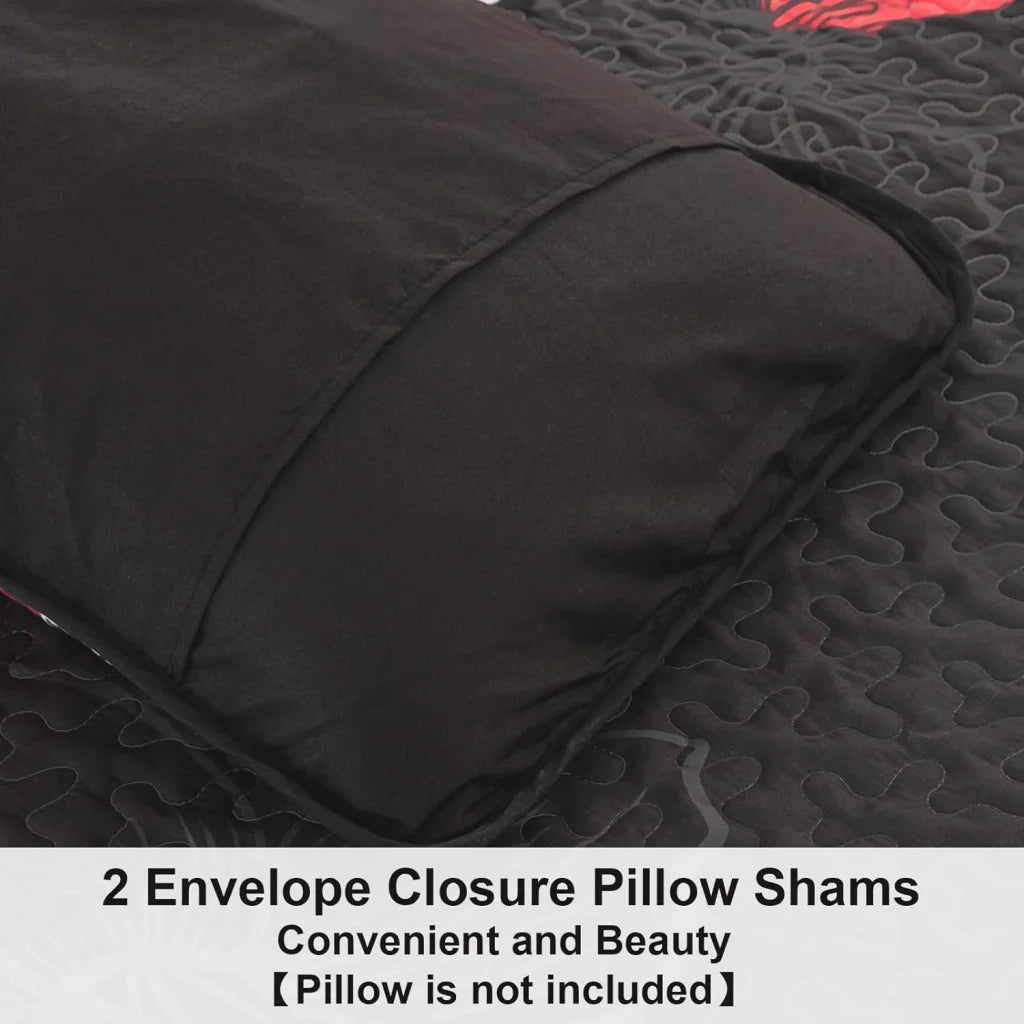 Quilted Coverlet & Pillowcases Set - Glorious Unmatched