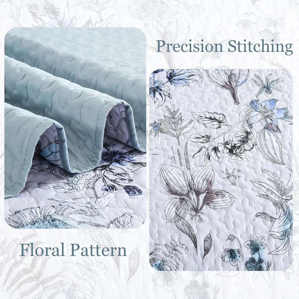 Quilted Coverlet & Pillowcases Set - Yearning for a Better