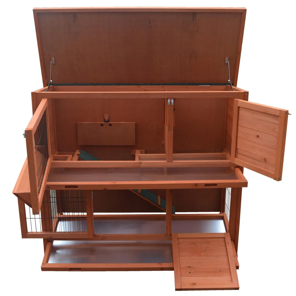 Rabbit Hutch 120cm XL Double Storey Guinea Pig Ferret Cat