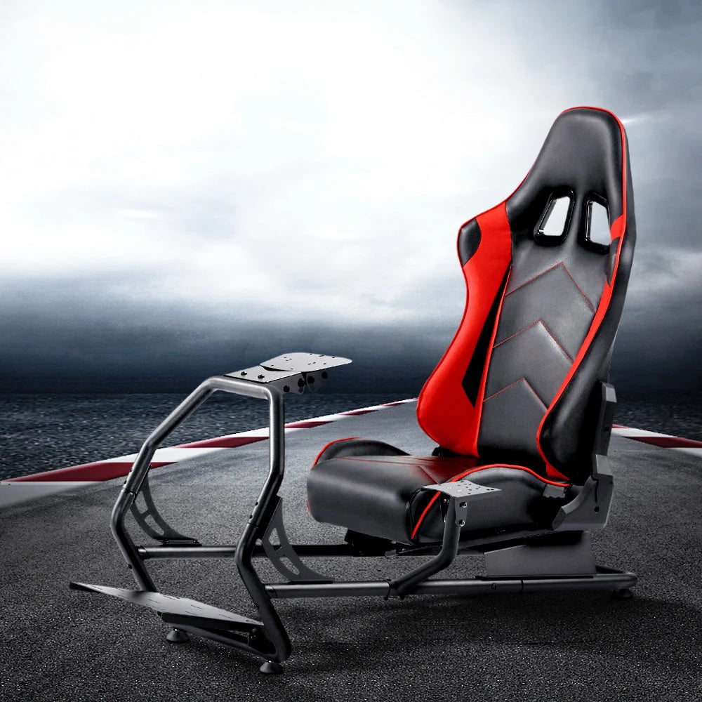 Racing Simulator Cockpit Adjustable Steering Wheel