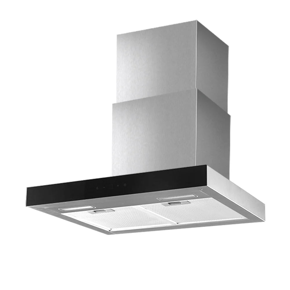Rangehood 600mm Stainless Steel Glass Kitchen Canopy 60cm