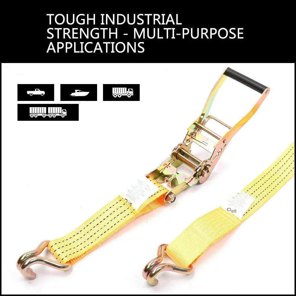 Ratchet Tie Down Strap 50mm x 10M Heavy Duty Trailer Boat